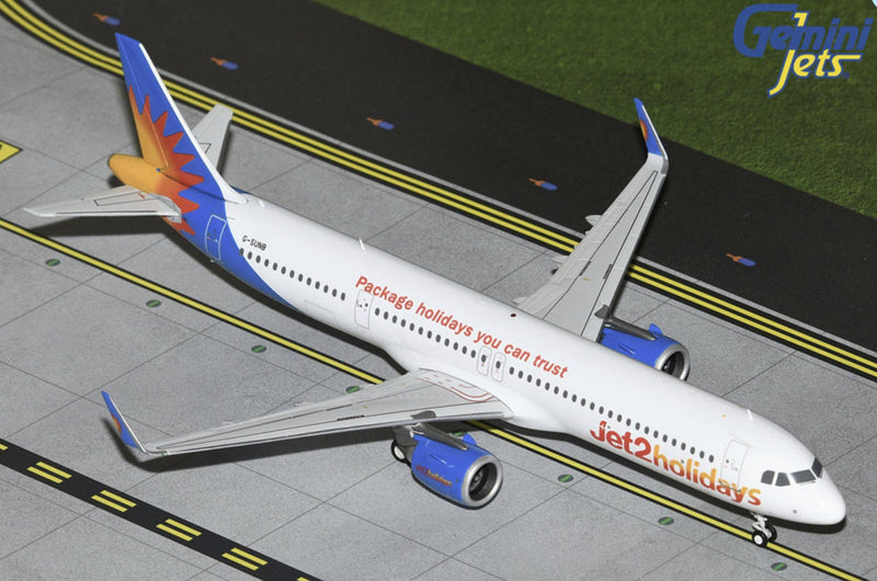 Gemini Jets Jet2 Holidays Airbus A321 Neo Diecast - G-SUNB - 1/200 - G2EXS1265
