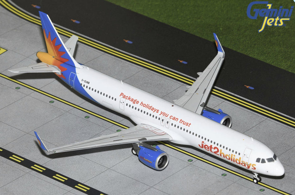 Gemini Jets Jet2 Holidays Airbus A321 Neo Diecast - G-SUNB - 1/200 - G2EXS1265