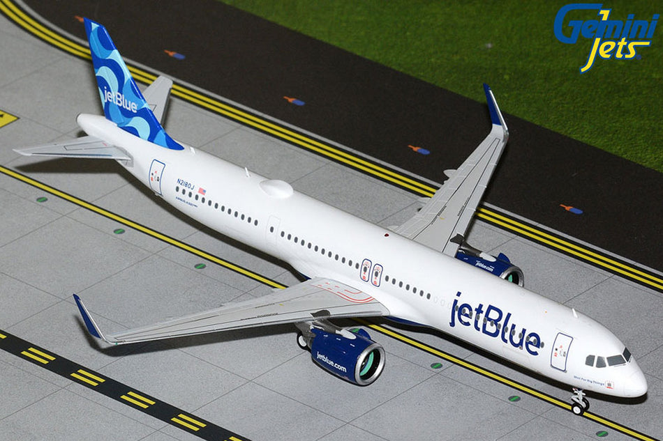 Gemini Jets JetBlue Airways Airbus A321 Neo 'Mint For Big Things' Diecast - N52180J - 1/200 - G2JBU1336