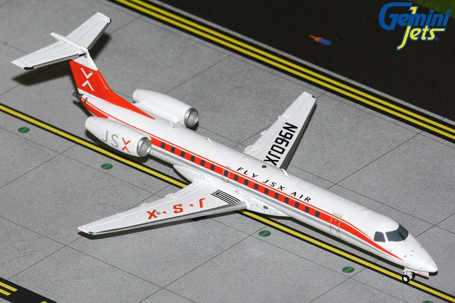 Gemini Jets JSX Embraer E145 'Fly JSX Air' Retro 1:200 Diecast Model Aircraft - G2JSX1505