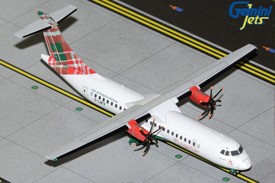 Gemini Jets Loganair ATR-72-600 Green Livery 1:200 Diecast Model Aircraft - G-LMTF - G2LOG1375