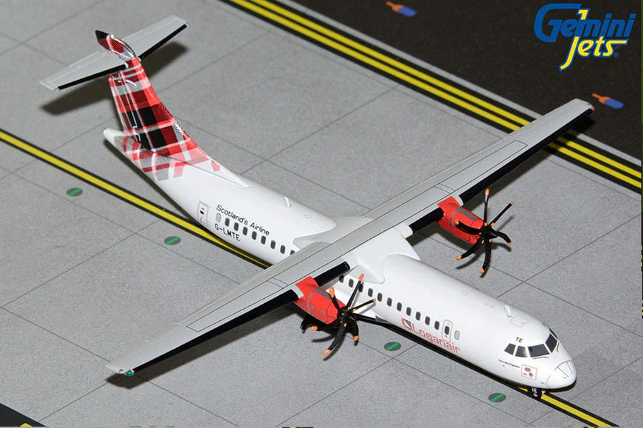 Gemini Jets Loganair ATR-72-600 'Red Livery' G-LMTE 1:200 Diecast Model Aircraft - G2LOG1374