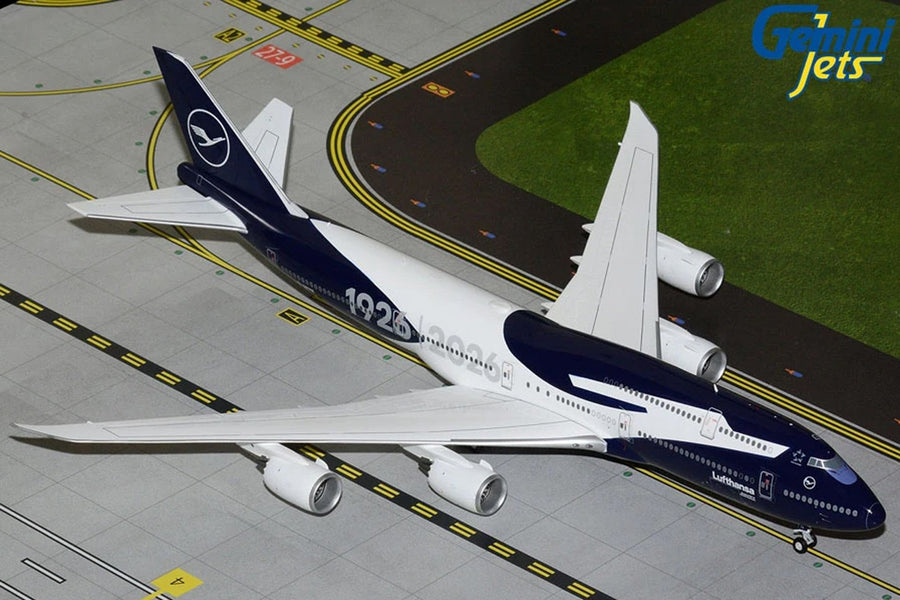 Gemini Jets Lufthansa Boeing 747-8 Centennial D-ABYN 1/200 Diecast Model Aircraft - G2DLH1513