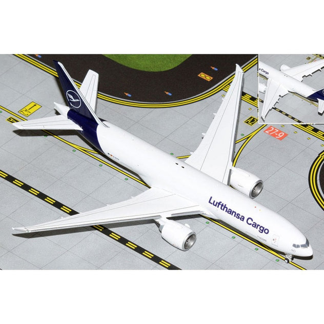 Gemini Jets Lufthansa Cargo Boeing 777-200LRF 1:400 Diecast Model Aircraft D-ALFA - GJDLH2126F