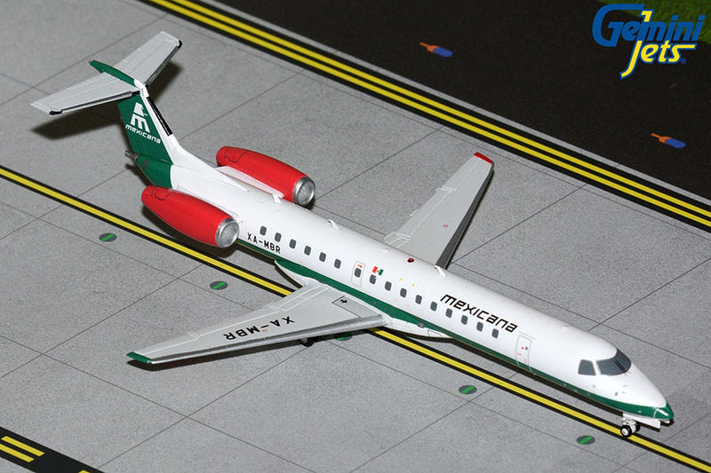 Gemini Jets Mexicana Embraer E145EP Diecast - XA-MBR - 1/200 - G2MXA1305