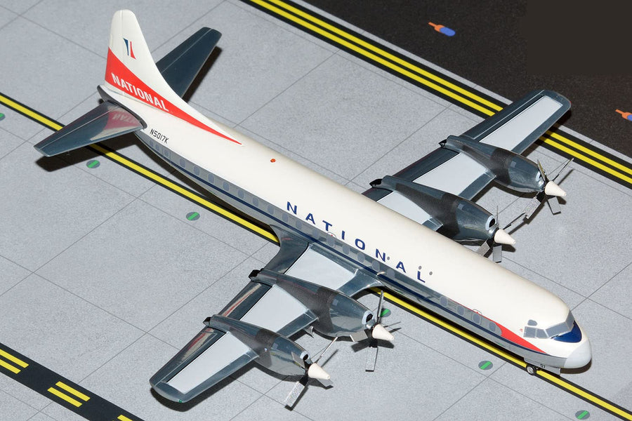 Gemini Jets National Airlines L-188A Electra 1/200 Diecast Model Aircraft N5017K - G2NAL1030