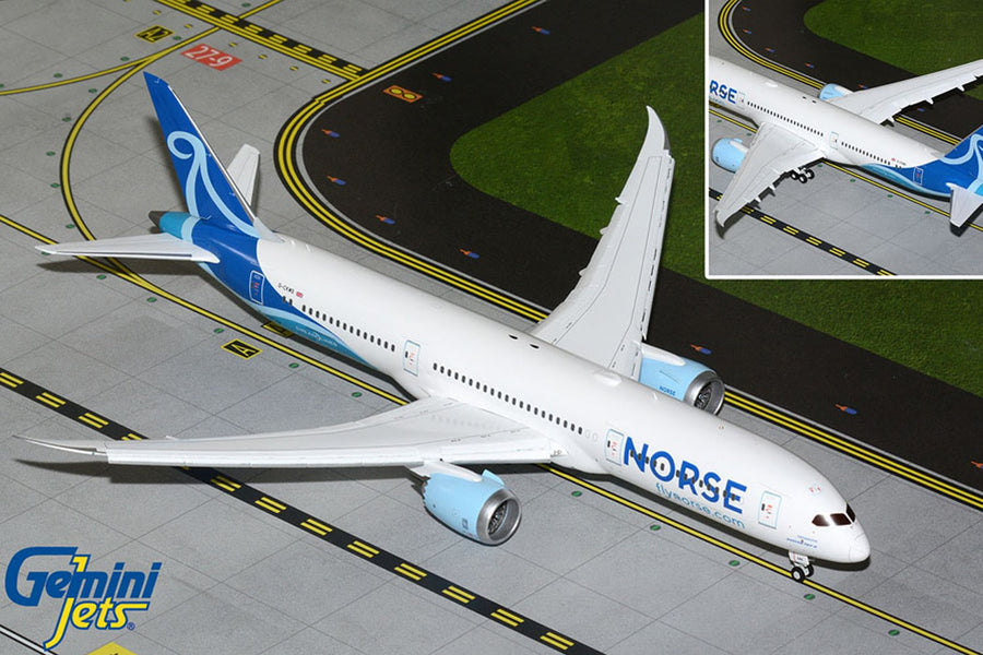 Gemini Jets Norse Atlantic Boeing 787-9 1:200 Diecast Model Aircraft - G-CKWS - G2UBT1435F