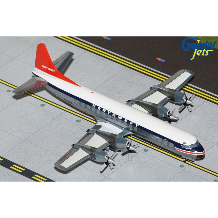 Gemini Jets Northwest Orient L-188A Electra 1:200 Diecast Model Aircraft - G2NWA1028