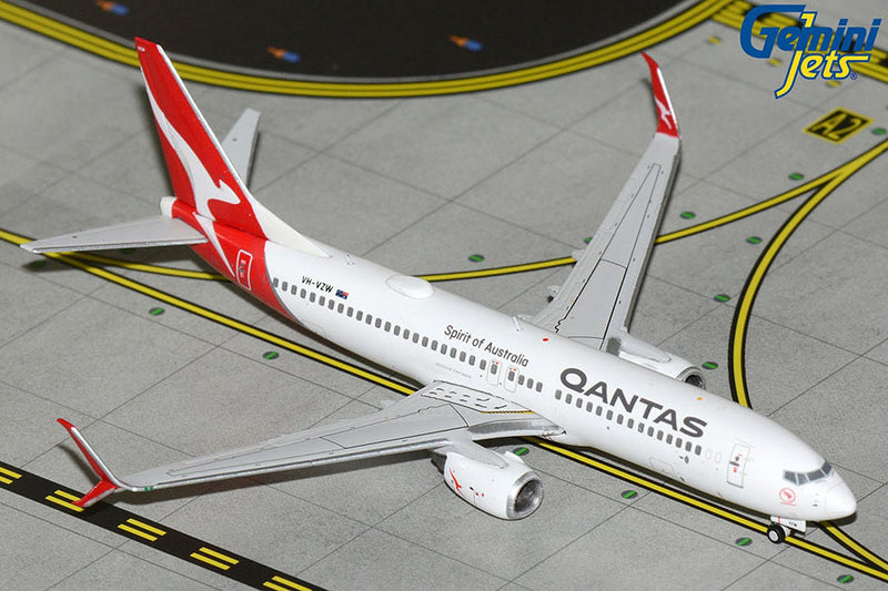 Gemini Jets Qantas Airways Boeing 737-800S Diecast - VH-VZW - 1/400 - GJQFA2371