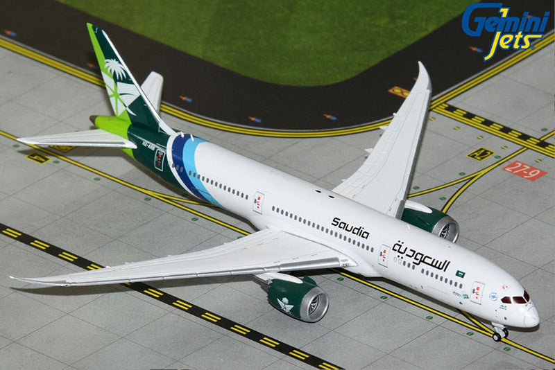 Gemini Jets Saudi Arabian Airlines B787-9 'National Day Livery' Diecast - HZ-ARB - 1/400 - GJSVA2310