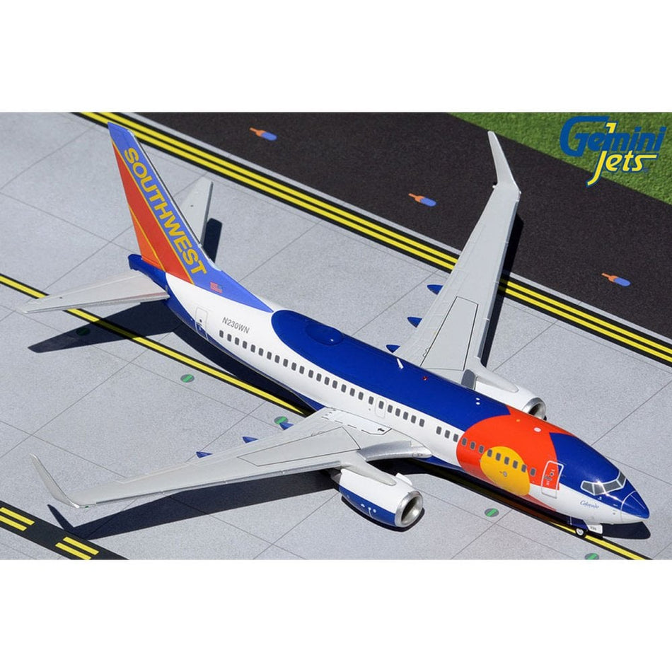 Gemini Jets Southwest Boeing 737-200 Colorado One Diecast - N230WN - 1/200 - G2SWA460