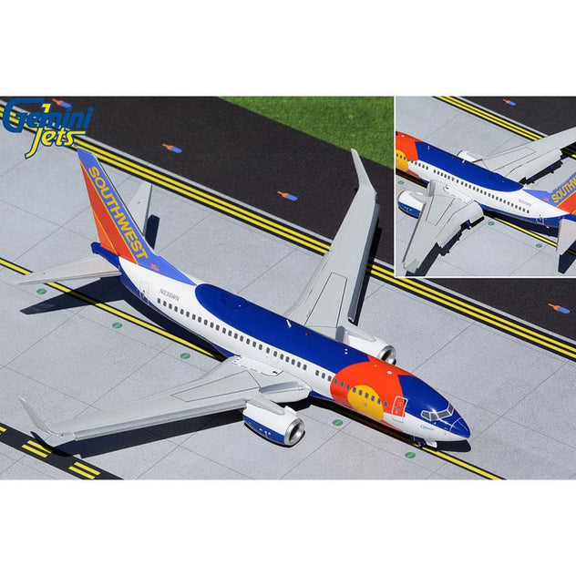 Gemini Jets Boeing 737-200 Southwest Colorado One 1/200 Diecast Model Aircraft - G2SWA460F