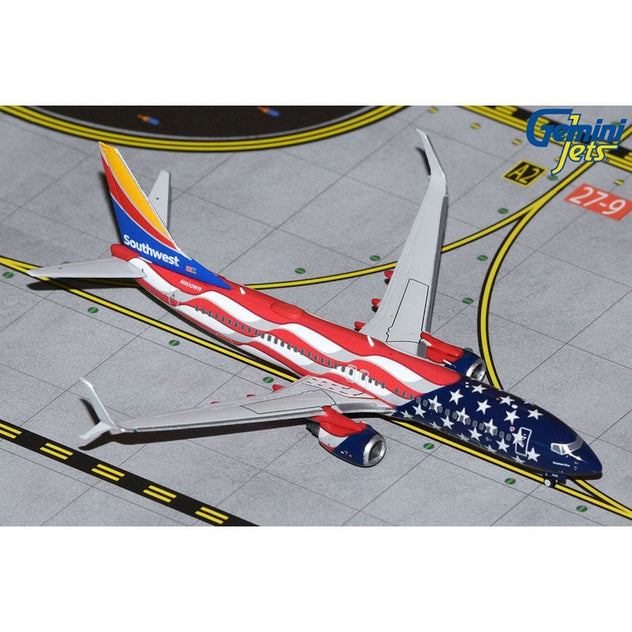 Gemini Jets Southwest Boeing 737-800 Freedom One 1:400 Diecast Model Aircraft - GJSWA2039
