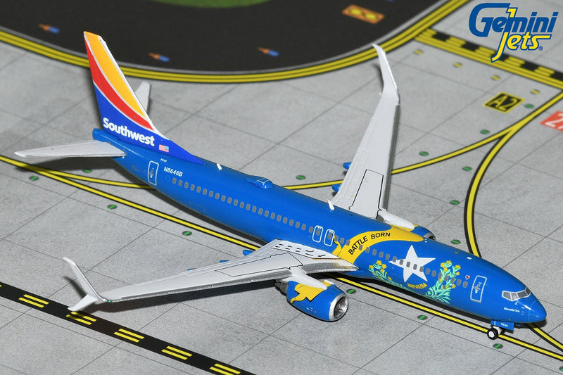 Gemini Jets Southwest Boeing 737 800W "Nevada One"  Livery Diecast - N8646B - 1/400 - GJSWA2246