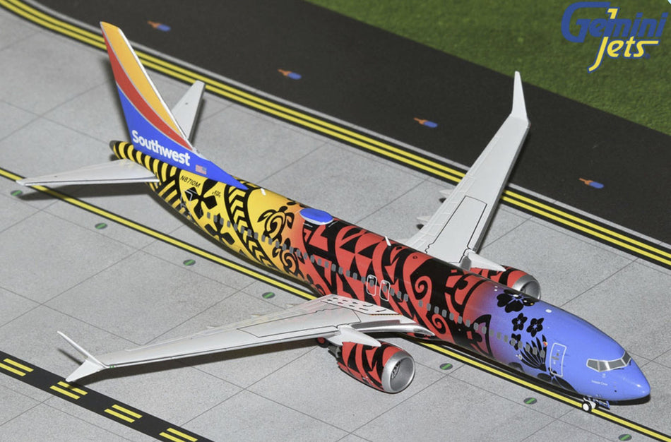 Gemini Jets Southwest Boeing 737 Max 8 Imua One Livery Diecast - N8710M - 1/200 - G2SWA1268
