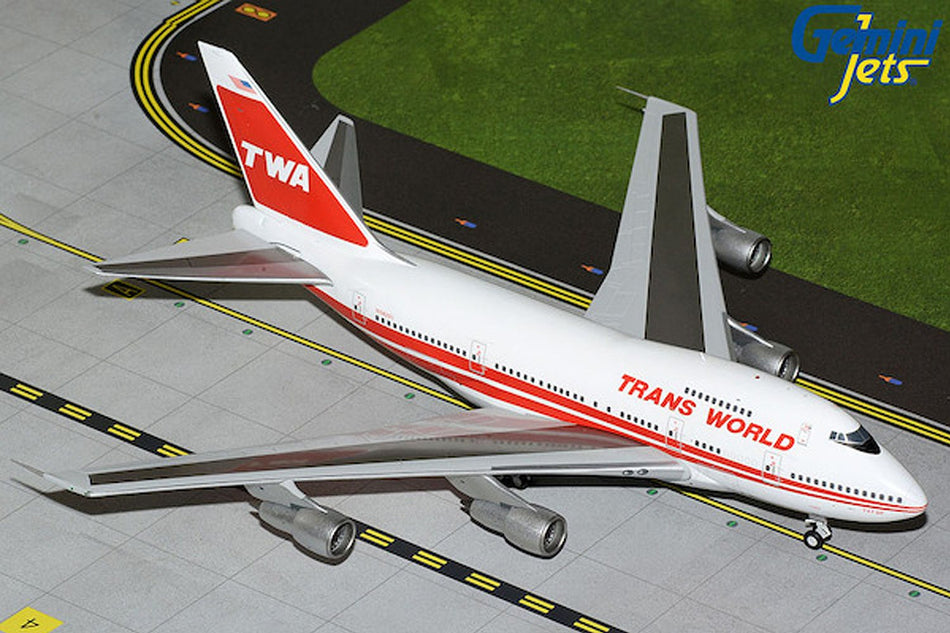 Gemini Jets TWA Boeing 747SP Boston Livery Diecast - N58201 - 1/400 - GJTWA1495