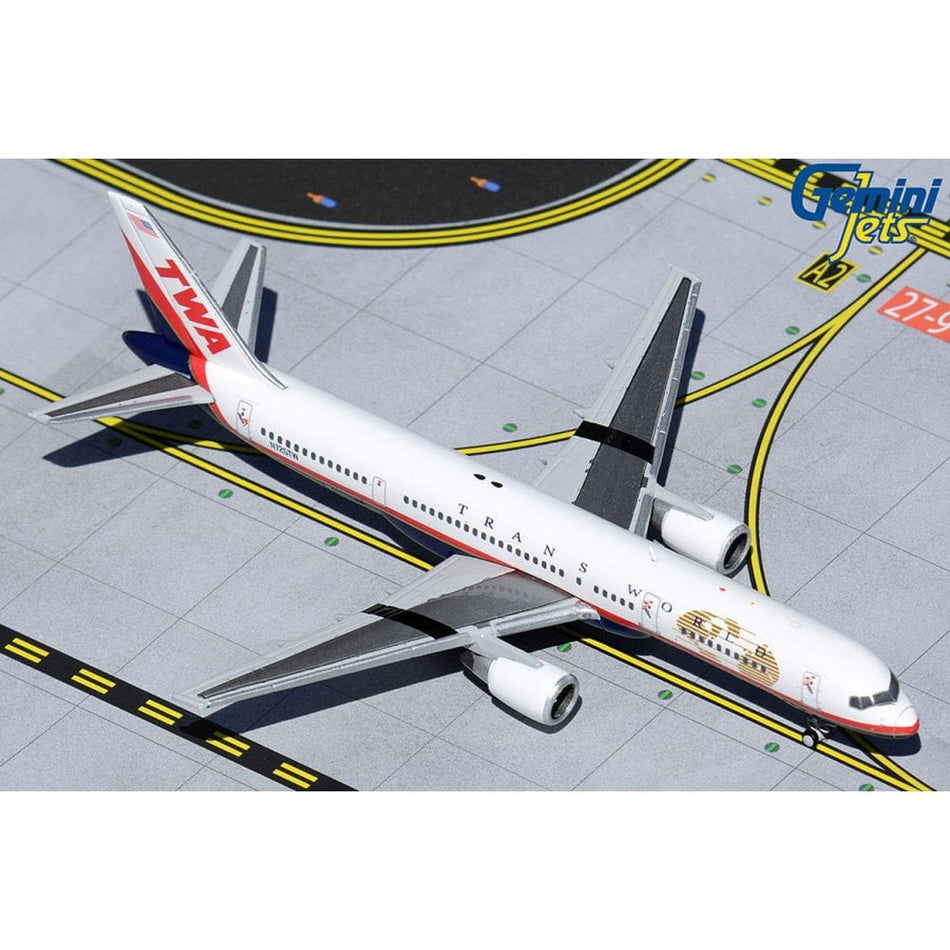 Gemini Jets TWA Boeing 757-200 Final Livery Diecast - N725TW - 1/400 - GJTWA1982