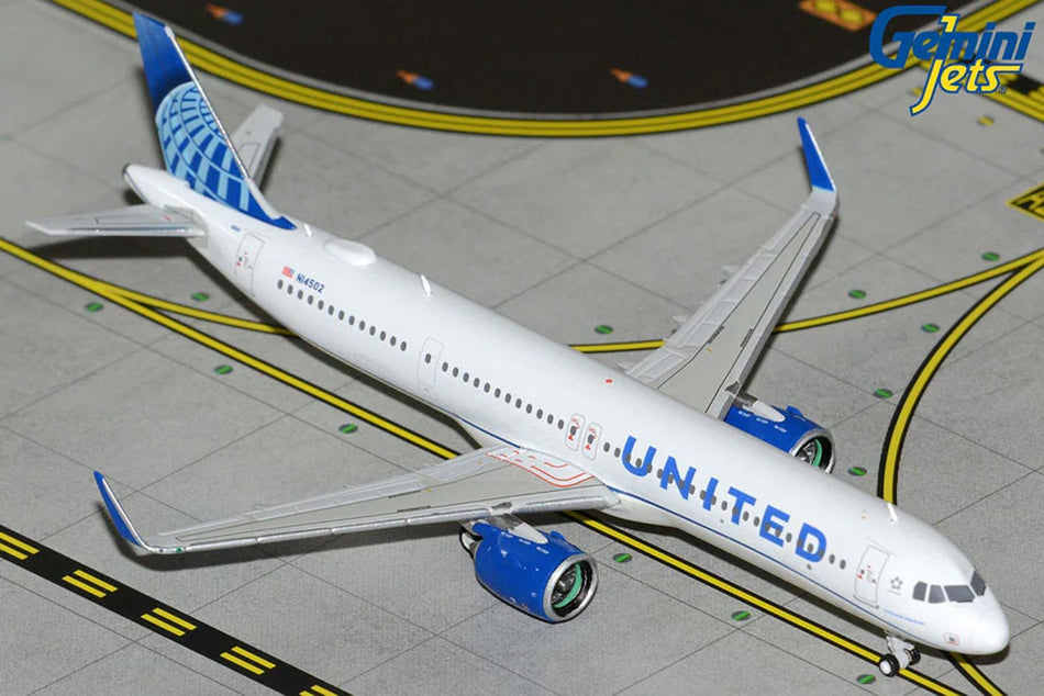 Gemini Jets United Airlines Airbus A321 neo Diecast - N14502 - 1/400 - GJUAL2346