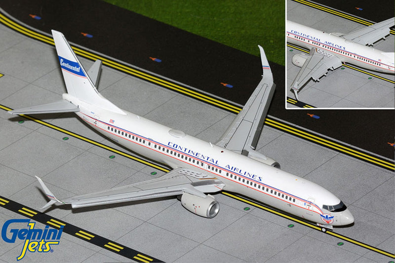 Gemini Jets United Airlines Boeing 737-900ER Flaps Down 'Continental Retro ' Livery Diecast - N75435 - 1/200 - G2UAL1407F