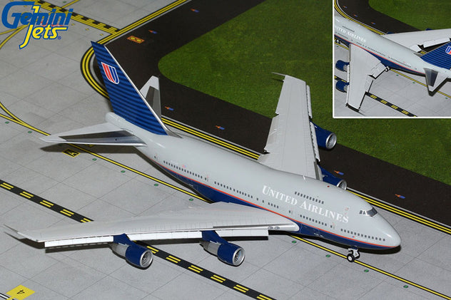 Gemini Jets United Airlines 747-400SP Battleship 1:200 Diecast Model Aircraft N145UA