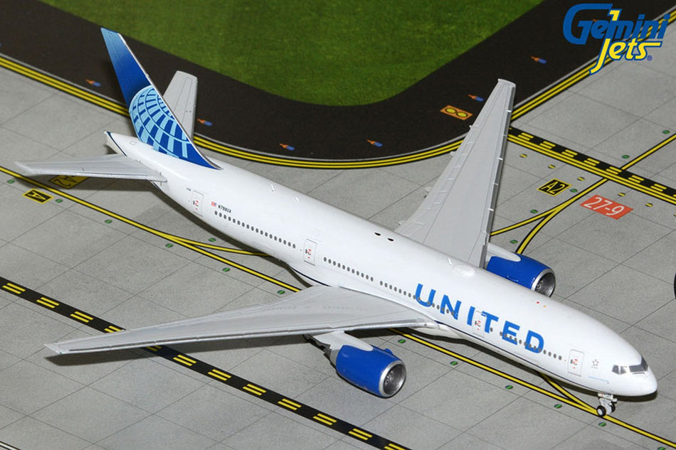 Gemini Jets United Airlines Boeing 777-200ER Diecast - N798UA - 1/400 - GJUAL2230