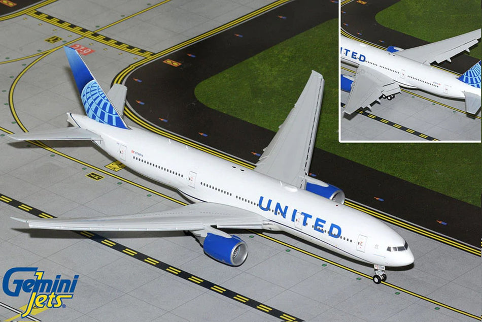 Gemini Jets United Airlines Boeing 777-200ER Flaps Down Diecast - N798UA - 1/200 - G2UAL1260F