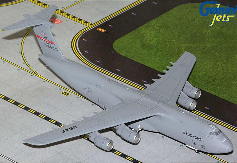 Gemini Jets USAF C-5 Super Galaxy Westover AFB '87-0037' Diecast Scale Model - 1/200 - G2AFO1136