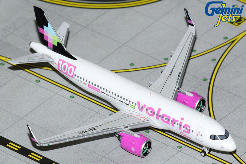 Gemini Jets Volaris Airbus A321 Neo Diecast - XA-VSH - 1/400 - GJVOI2132