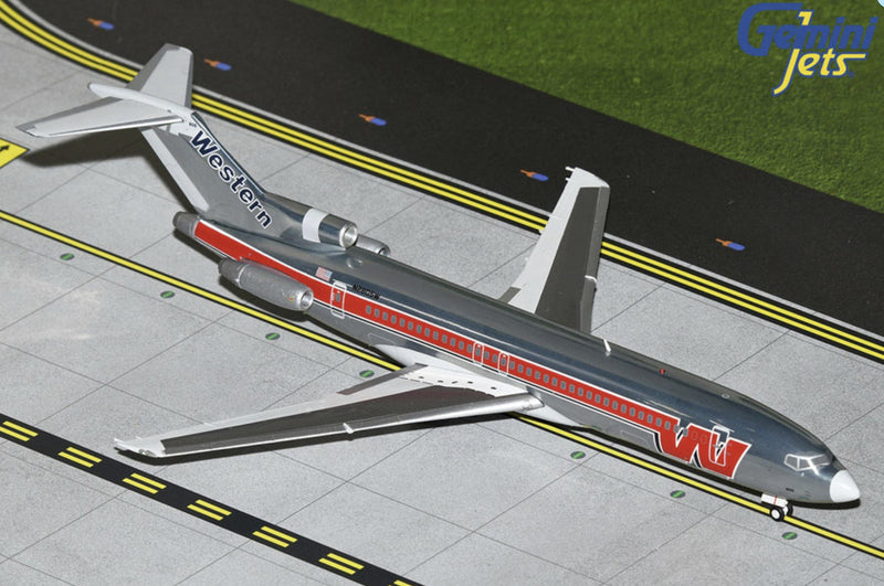 Gemini Jets Western Airlines B727-200 Polished Bud Light Livery Diecast - N2805W - 1/200 - G2WAL494
