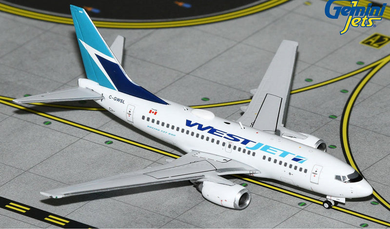Gemini Jets WestJet Airlines B737-600 Diecast - C-GWSL - 1/400 - GJWJA2259