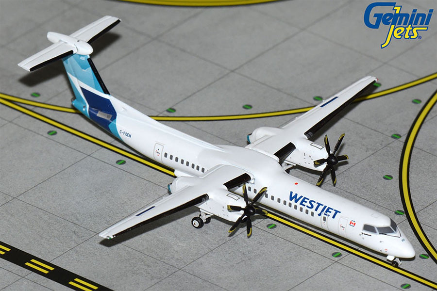 Gemini Jets WestJet Encore Bombardier Dash 8 Q400 C-FOEN 1/400 Diecast Aircraft - GJWJA2272