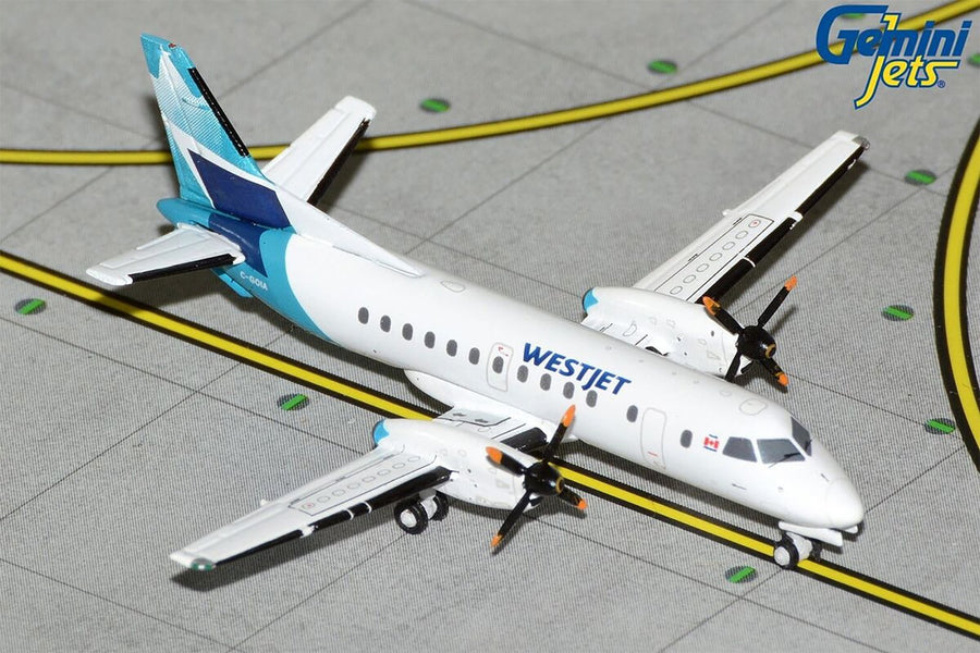 Gemini Jets WestJet Link Saab 340B 1:400 Diecast Model Aircraft - C-GOIA - GJWJA2212