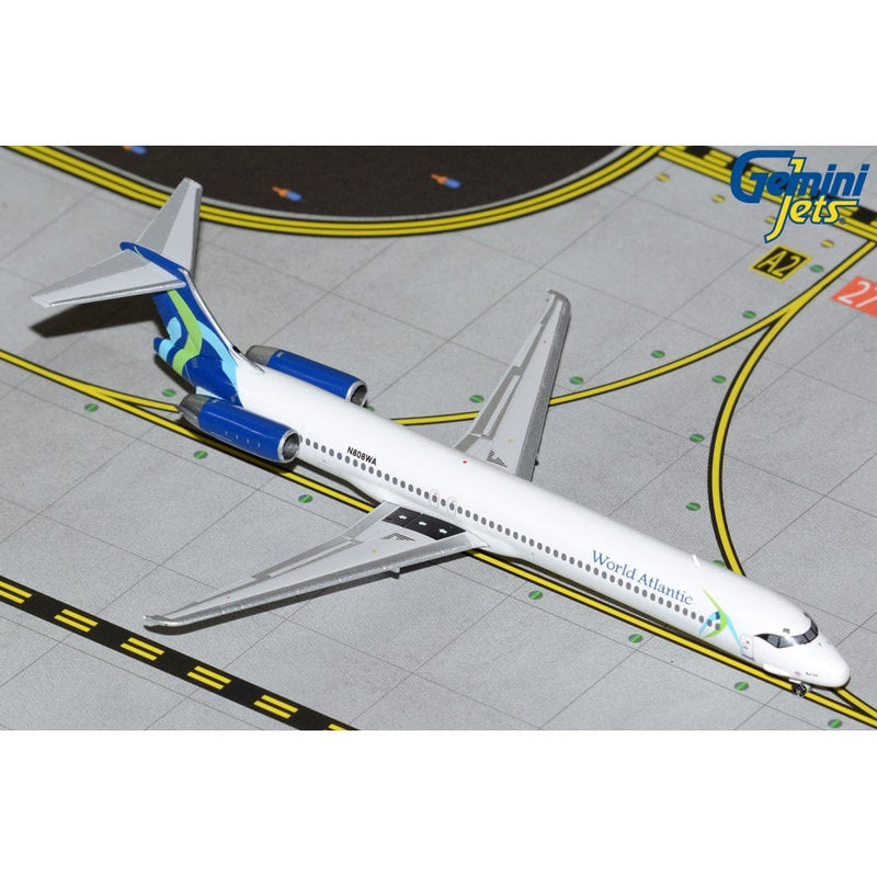 Gemini Jets World Atlantic Airlines MD-83 Diecast - N808WA - 1/400 - GJWST2007