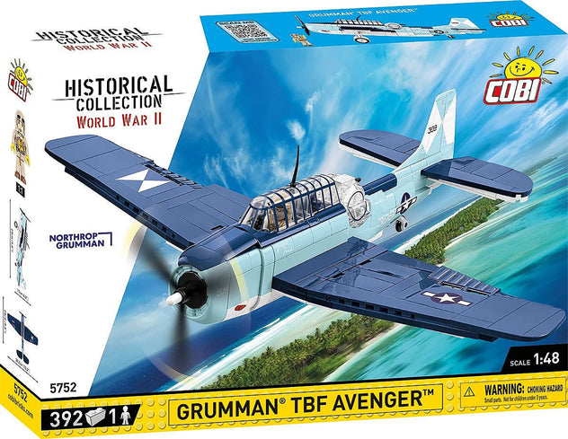 Cobi Grumman TBF Avenger 1/48 Scale WW2 Aircraft Brick Kit (5752)