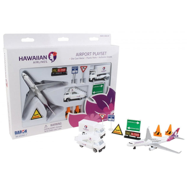 Daron Hawaiian Airlines Boeing 787 Diecast Model Aircraft Airport Playset