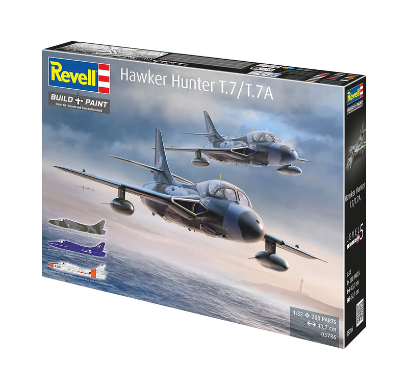 Revell Hawker Hunter T.7/T.7A 1:32 Plastic Model Kit Aircraft