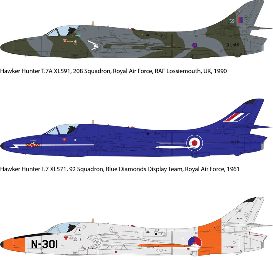 Revell Hawker Hunter T.7/T.7A 1:32 Plastic Model Kit Aircraft