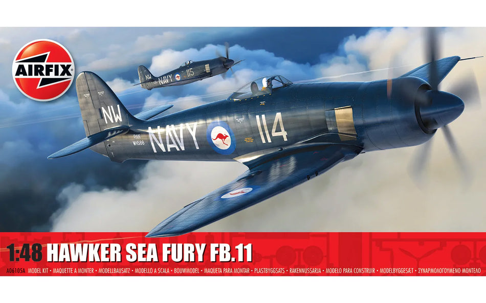 Airfix Hawker Sea Fury FB.11 1:48 Plastic Model Kit