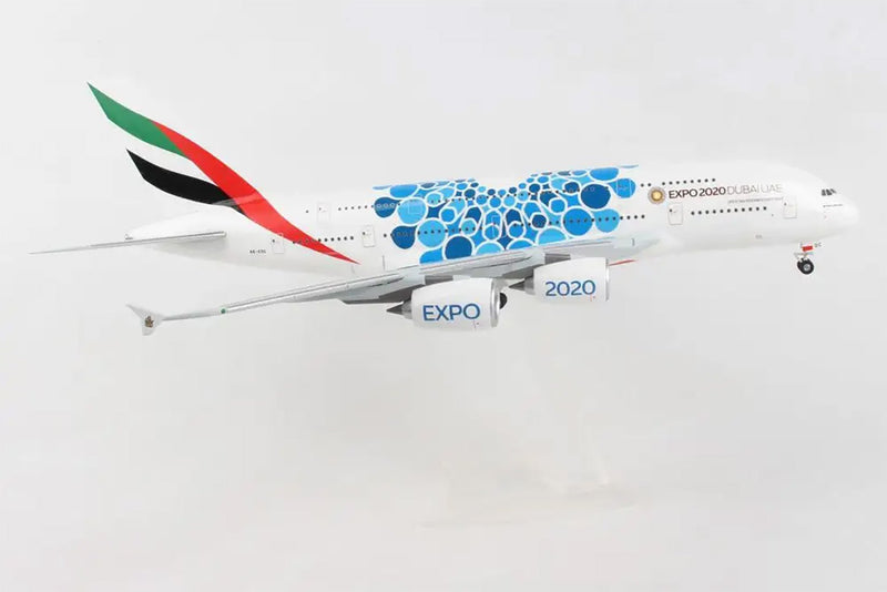 Herpa Emirates Expo 2020 Dubai "Mobility" Airbus A380-800 Plastic Model - A6-EOC - 1/200