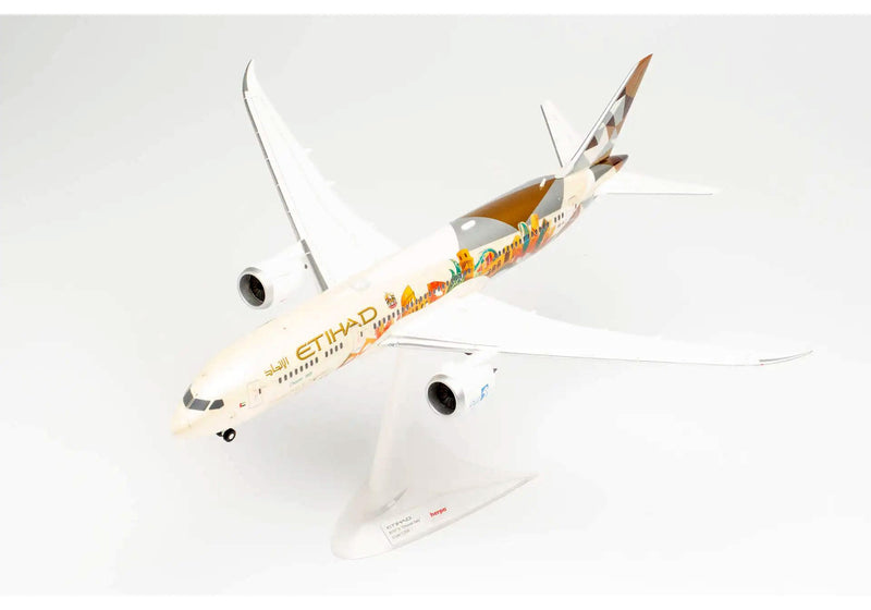 Herpa Etihad Boeing 787-9 "Choose Italy" Livery Plastic Model - A6-BLT - 1/200