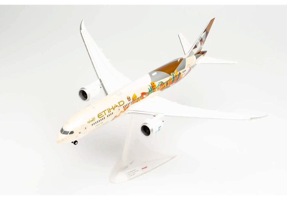Herpa Etihad Boeing 787-9 "Choose Italy" Livery Plastic Model - A6-BLT - 1/200