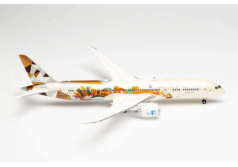 Herpa Etihad Boeing 787-9 "Choose Italy" Livery Plastic Model - A6-BLT - 1/200