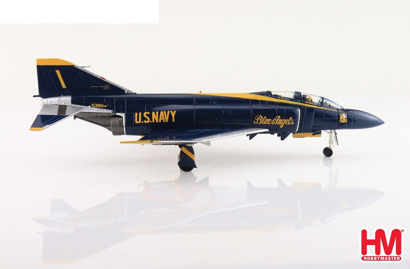 Hobbymaster HA19059 - F-4J Blue Angels “Cdr. Harley Hall” 153812, US Navy, 1970 to 1971 Diecast Scale Model - 1/72