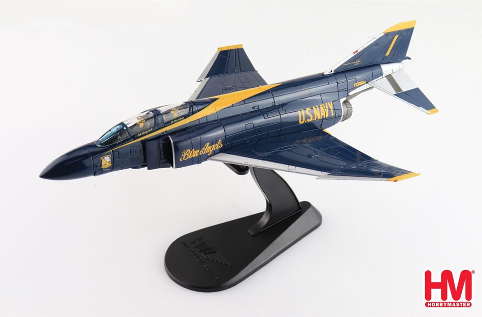 Hobbymaster HA19059 - F-4J Blue Angels “Cdr. Harley Hall” 153812, US Navy, 1970 to 1971 Diecast Scale Model - 1/72
