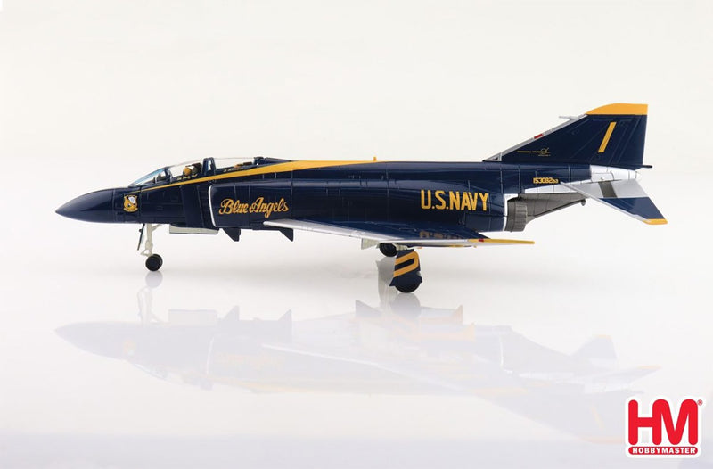 Hobbymaster HA19059 - F-4J Blue Angels “Cdr. Harley Hall” 153812, US Navy, 1970 to 1971 Diecast Scale Model - 1/72