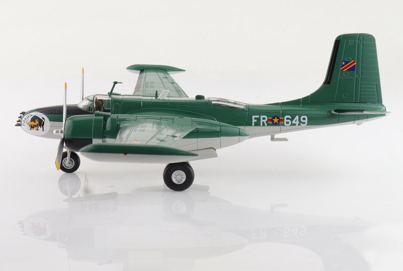 Hobbymaster HA3228 - B-26K Counter Invader 64-17649, Congolese Air Force, Brazzaville, 1965 ( 4 x LAU rocket launchers) Diecast Scale Model - 1/72