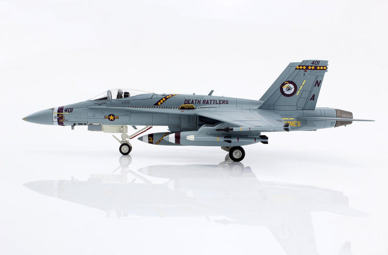 Hobbymaster HA3583 - F/A-18C “Death Rattlers” 165220, VMFA-323, US Marines, 2021 Diecast Scale Model - 1/72