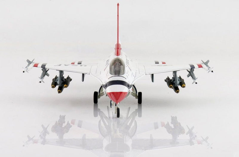 Hobbymaster HA38044- F-16C Thunderbirds “Warbird” No.10, USAF, 1988 Diecast Scale Model  - 1/72