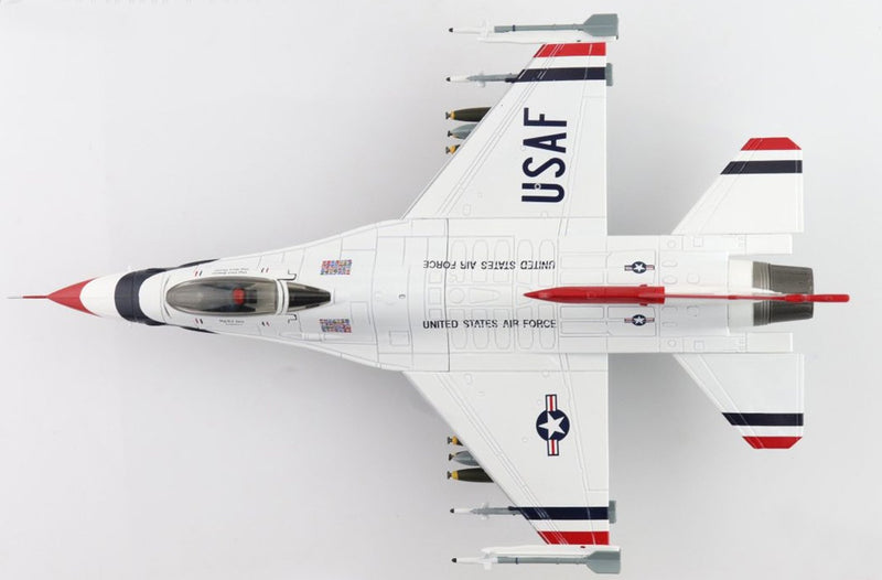Hobbymaster HA38044- F-16C Thunderbirds “Warbird” No.10, USAF, 1988 Diecast Scale Model  - 1/72