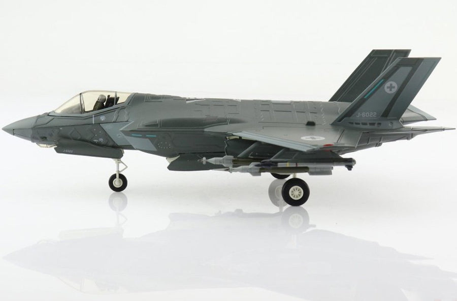 Hobby Master F-35A Lightning II J-6022 Swiss Air Force 1:72 Diecast Model Aircraft HA4434